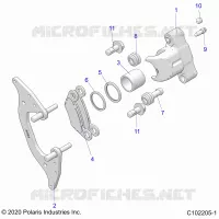 FRONT BRAKE CALIPER