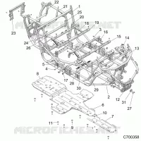 CHASSIS, MAIN FRAME AND SKID PLATES