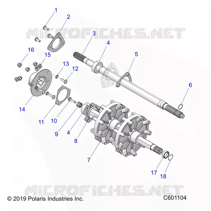 DRIVE TRAIN, JACKSHAFT AND DRIVE SHAFT