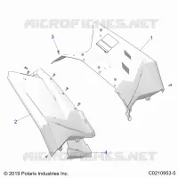 REAR BODYWORK CAB AND HEAT SHIELDS