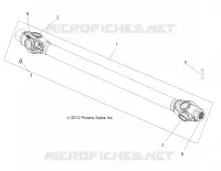 DRIVE TRAIN, PROP SHAFT, FRONT