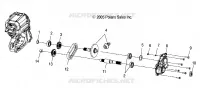 GEARCASE OUTPUT SHAFT