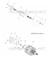 DRIVE TRAIN, JACKSHAFT AND DRIVE SHAFT 