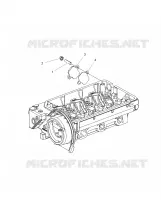 ENGINE, FUEL PUMP FITTING COVER