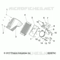 ENGINE, COOLING SYSTEM, RADIATOR/SHROUD
