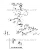 FUEL TANK AND CARBURETOR MOUNTING