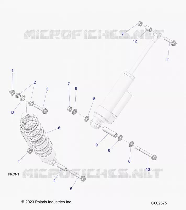 SUSPENSION, SHOCK MOUNTING AND SPRING (FT/RT)