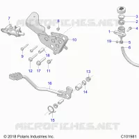 BRAKES, BRAKE PEDAL AND MASTER CYLINDER