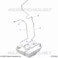 FUEL SYSTEM, LINES, STD.