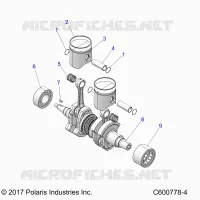 ENGINE, PISTON AND CRANKSHAFT