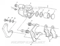 FRONT BRAKE MAGNUM 6X6 W97AE42A AND SWEDISH MAGNUM 6X6 S97AE42E (4940754075B009)