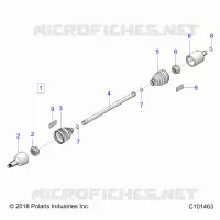 DRIVE TRAIN, DRIVE SHAFT, FRONT