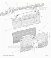REAR BODYWORK CLOSEOFF, CENTER PANELS