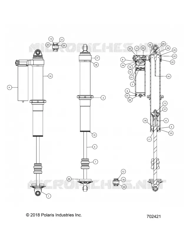 REAR SUSPENSION SHOCK INTERNALS