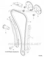 CAM CHAIN AND SPROCKET