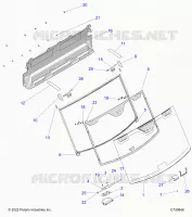 WINDSHIELD, FIXED