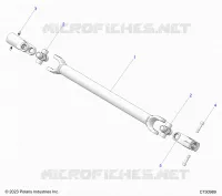 DRIVE TRAIN, FRONT PROP SHAFT