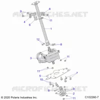 STEERING POST  AND EPS