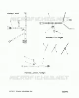 ELECTRICAL, HARNESS, HOOD, E.S. START, TAILLIGHT