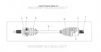 DRIVE TRAIN, DRIVE SHAFT, FRONT