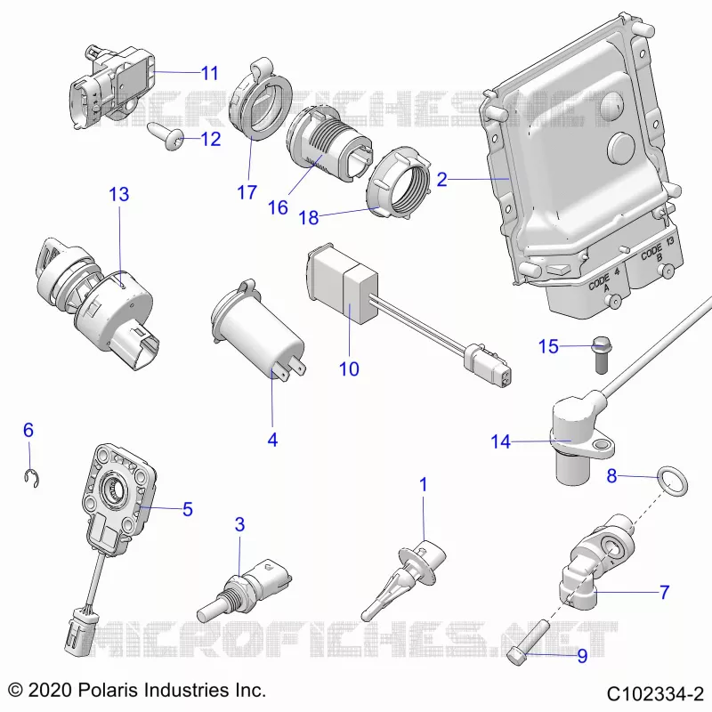 ELECTRICAL, SWITCHES, SENSORS, ECU AND CONTROL MODULES