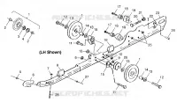 RAIL MOUNTING (SUSPENSION) TRAIL TOURING 0982362 AND EUROPEAN TRAIL TOURING (4942314231B012)