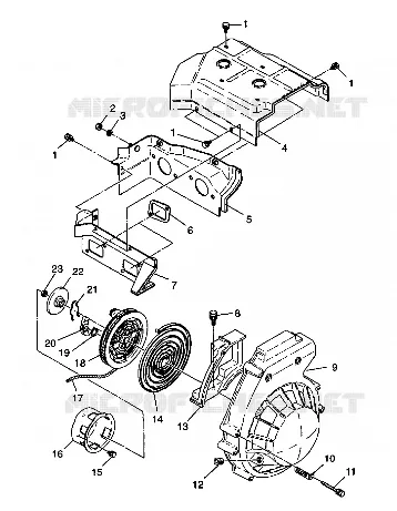 BLOWER HOUSING   RECOIL
