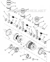 PISTON   CRANKSHAFT 600 XCR SP 0965677 AND EUROPEAN 600 XCR SP E965677 (4932063206D004)