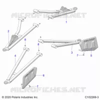 FRONT SUSPENSION A-ARMS