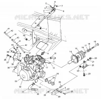 ENGINE MOUNTING (SPORT) SPORT 400L W97BA38C (4940124012A009)