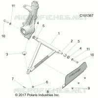 SUSPENSION, A-ARM AND STRUT MOUNTING