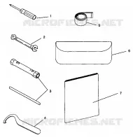 TOOL KIT    CLASSIC 0942865 AND  CLASSIC TOURING 0942875 (4924962496022A)