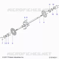 REAR SUSPENSION AXLE