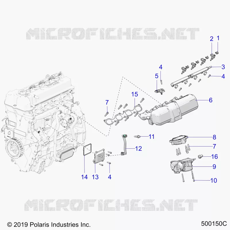 INTAKE MANIFOLD AND FUEL RAIL