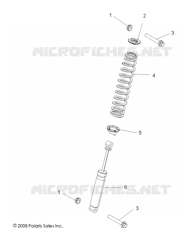 SUSPENSION, FRONT SHOCK