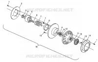 DRIVEN CLUTCH STORM 0975782, STORM S.E. H975782, EUROPEAN STORM S.E. E97578 (4937823782C006)