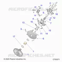 DRIVE TRAIN, PRIMARY CLUTCH