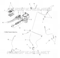 HAND BRAKE/MASTER CYLINDERBRAKE LINE