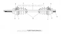 DRIVE TRAIN, FRONT DRIVE SHAFT