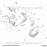 ENGINE, EXHAUST SYSTEM