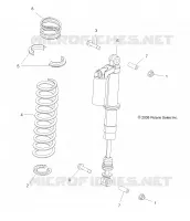 FRONT SUSPENSION SHOCK MOUNTING