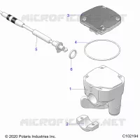 STEERING, CONTROLS, THROTTLE ASM. AND CABLE