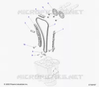 CAM CHAIN AND SPROCKET