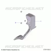 ENGINE, THROTTLE PEDAL