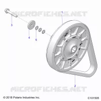 DRIVE TRAIN, SECONDARY CLUTCH