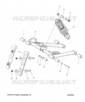 SUSPENSION, FRONT TORQUE ARM