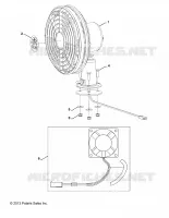 OPTIONS, DASH FAN, BLACK, FAN AND HARDWARE ONLY