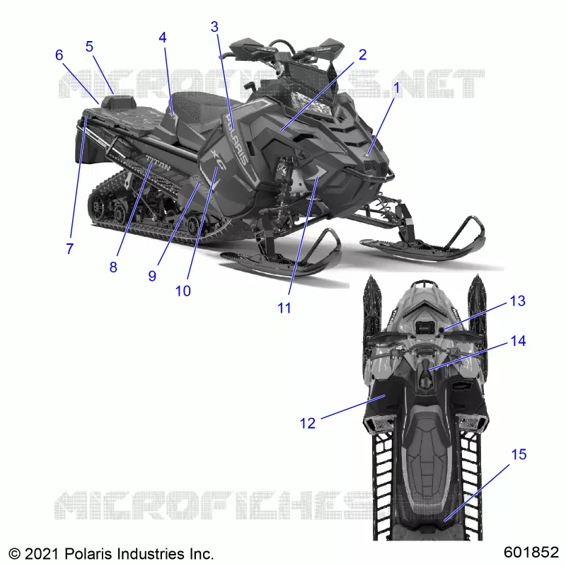 DECALS  XC, BLACK SIDE PANEL OPTION