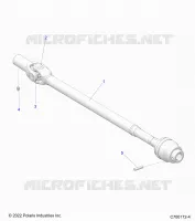 DRIVE TRAIN, FRONT PROP SHAFT