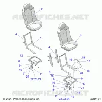 SEAT ASM. AND SLIDER